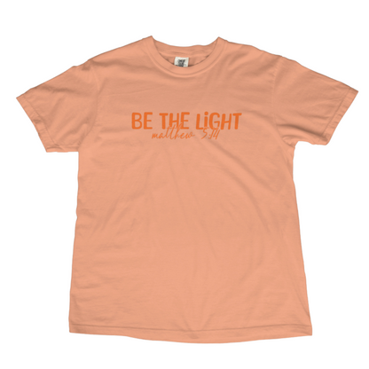 Be the Light – Matthew 5:14 Comfort Colors Christian Tee