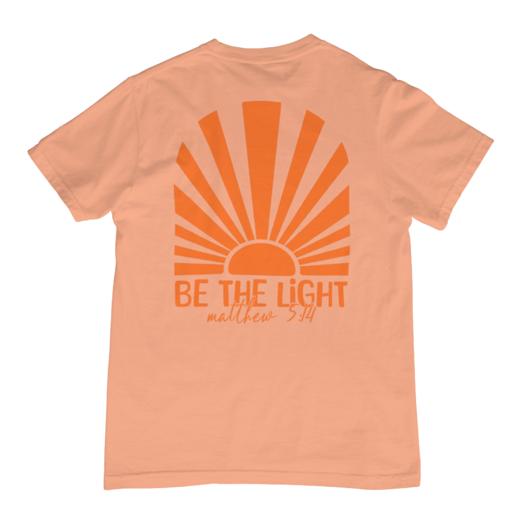 Be the Light – Matthew 5:14 Comfort Colors Christian Tee