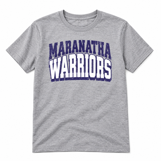 Maranatha Warriors Heather Grey Spirit Tee