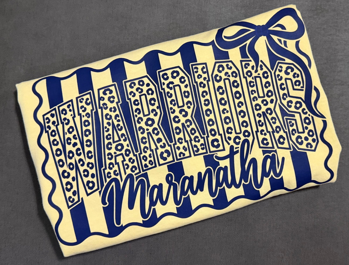 Maranatha Warriors Bow Butter Spirit Tee