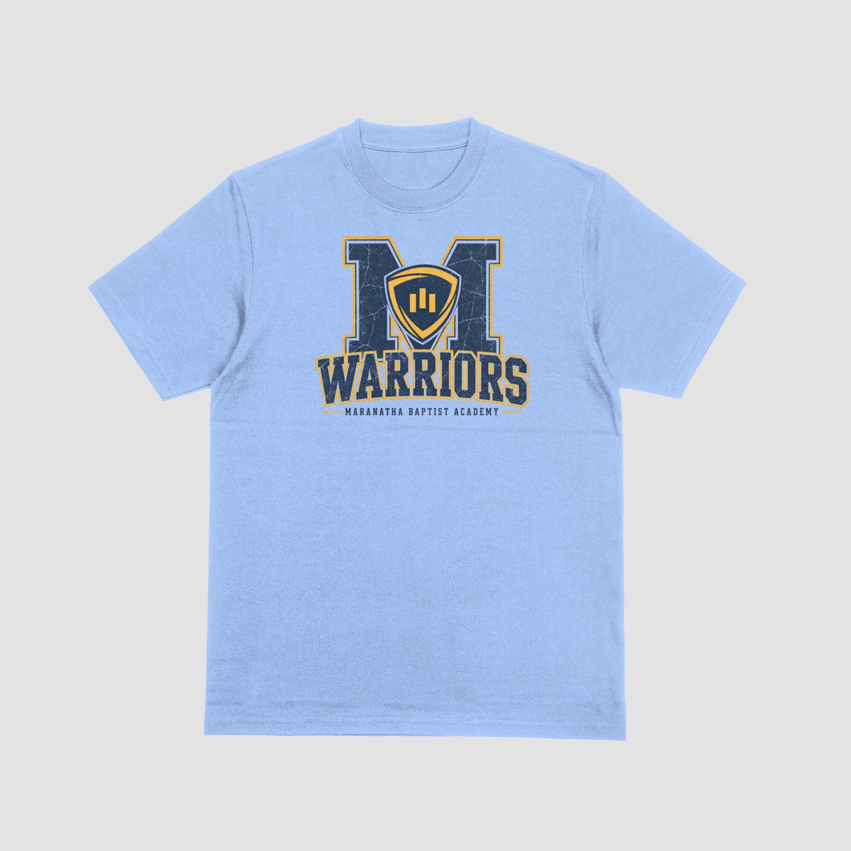 Maranatha M Crest Warriors Spirit Tee mockup
