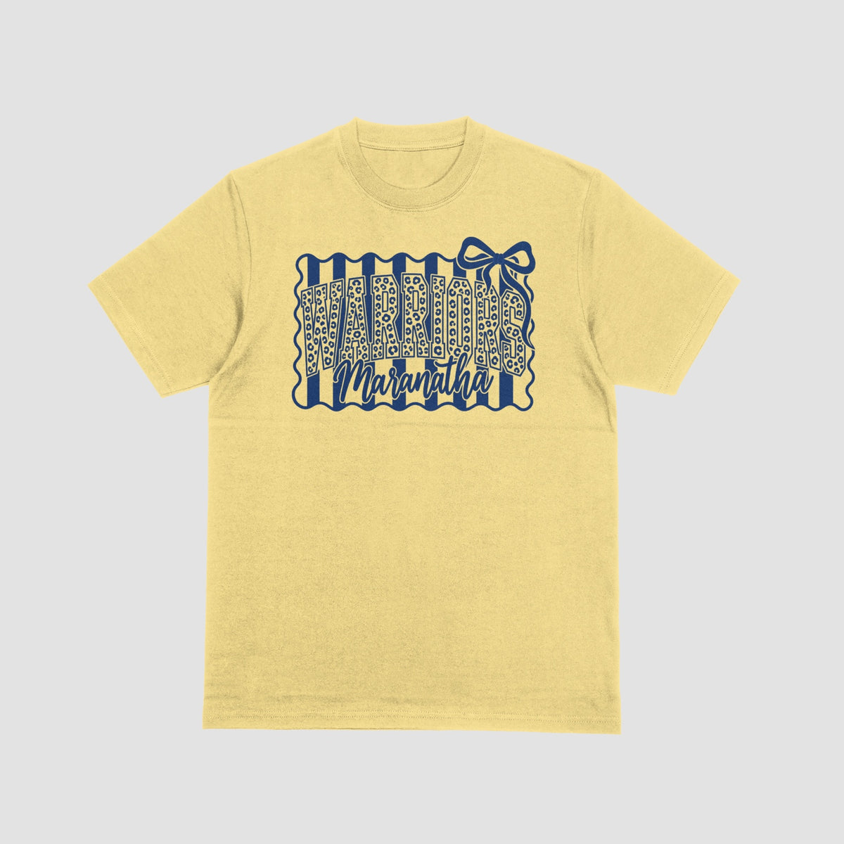 Maranatha Warriors Bow Butter Spirit Tee mockup