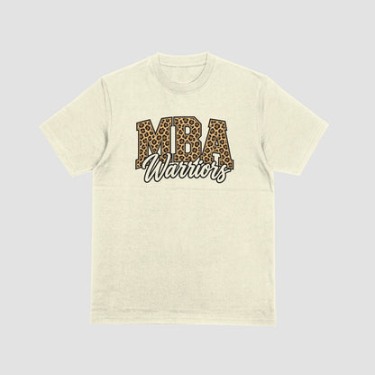 Maranatha MBA Leopard Warriors natural spirit tee